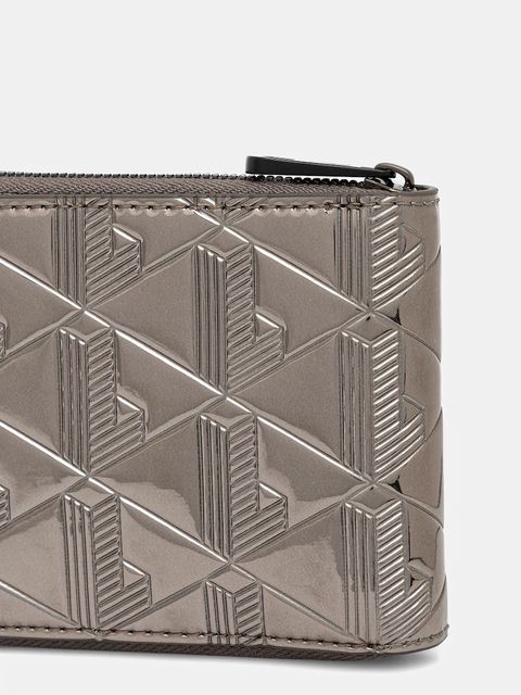 Lacoste portfel kolor srebrny NU4902BG