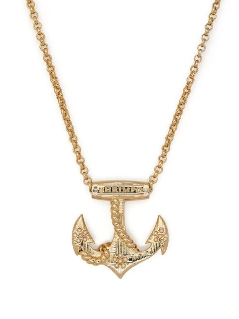 Shrimps anchor pendant necklace - Gold - zdjęcie produktu nr 1