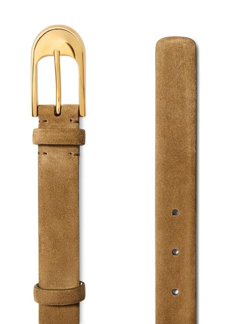 KHAITE leather belt - Neutrals