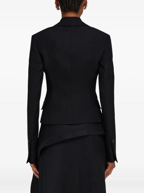 Ferragamo cropped blazer - Black