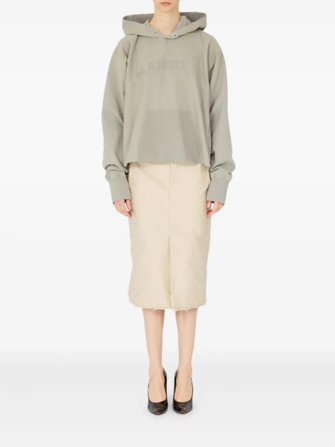 Maison Margiela cotton hoodie - Grey - zdjęcie produktu nr 2