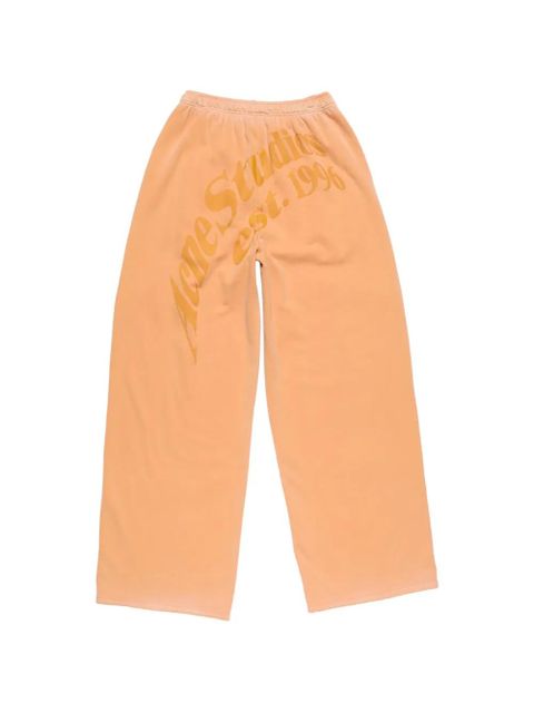 Acne Studios logo trousers - Orange