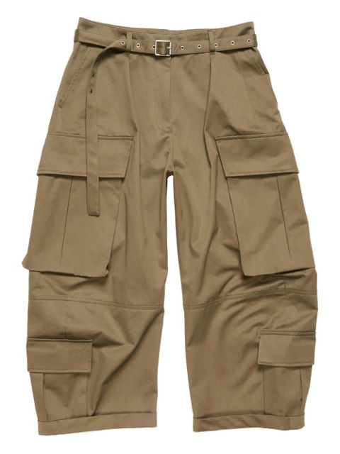 Acne Studios cargo belted trousers - Brown - zdjęcie produktu nr 1