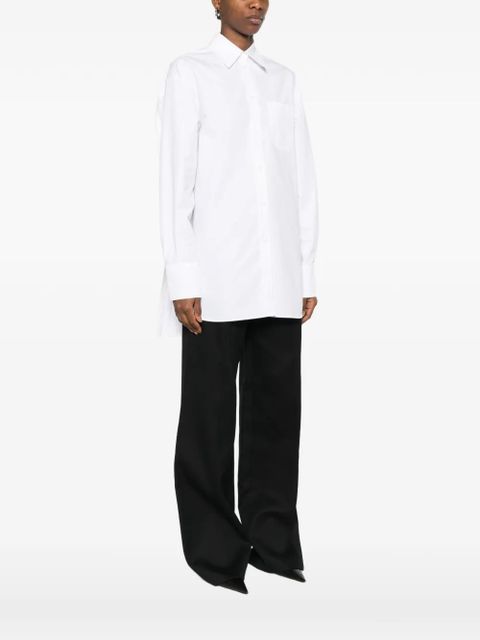 Sportmax Spxnespola ruffled shirt - White