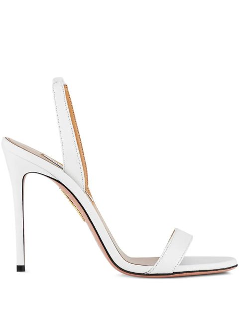 Aquazzura 105mm So Nude sandals - White - zdjęcie produktu nr 1
