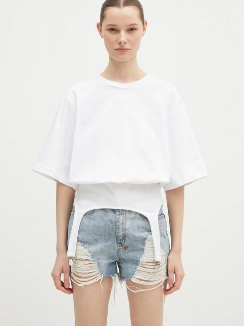 Fiorucci t-shirt bawełniany Suspender Belt - zdjęcie produktu nr 1