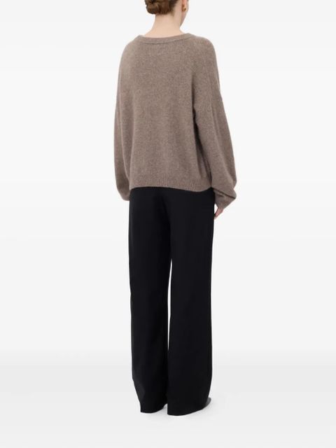 LouLou de Saison Tristan crew-neck sweater - Brown