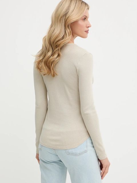 G-Star Raw longsleeve kolor beżowy D26140-D968 - zdjęcie produktu nr 2