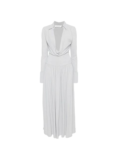 Aya Muse draped maxi dress - Blue - zdjęcie produktu nr 1