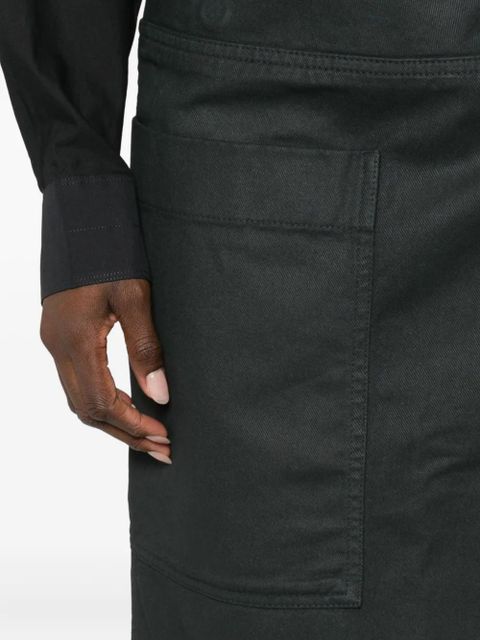 LEMAIRE pocket midi straight skirt - Black