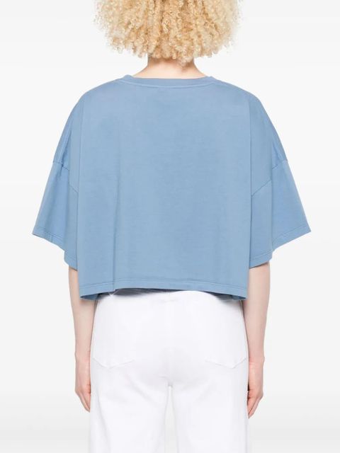 Chloé logo-print T-shirt - Blue