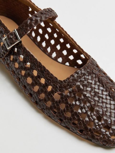 Miista baleriny skórzane Yeida