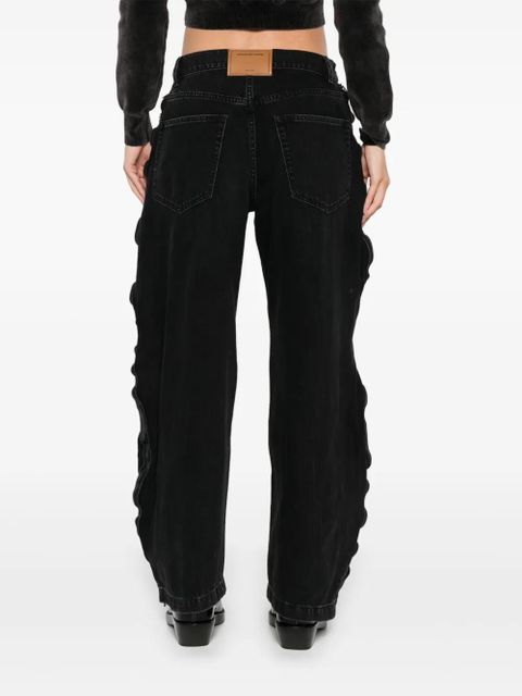 Alexander Wang zip-detail faded jeans - Black