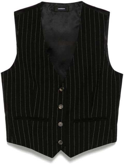 WARDROBE.NYC striped waistcoat - Black - zdjęcie produktu nr 1