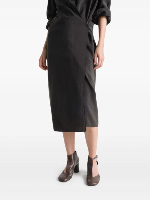 LEMAIRE 80mm cut-out boots - Brown