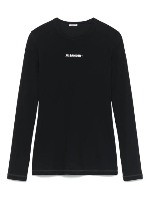 Jil Sander stretch-jersey T-shirt - Black - zdjęcie produktu nr 1