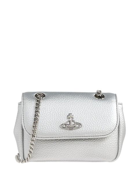 Vivienne Westwood Orb-plaque mini bag - Silver