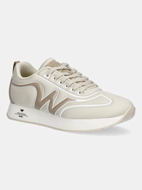 Weekend Max Mara sneakersy Rarohf damskie kolor beżowy 2525766034600 - zdjęcie produktu nr 1