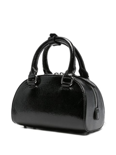 Diesel logo-embossed tote bag - Black