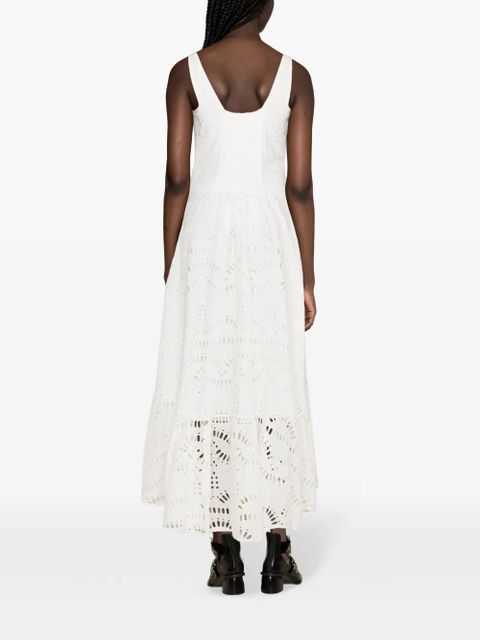 Charo Ruiz Ibiza Nissy embroidered maxi dress - White