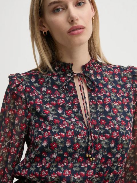 Pepe Jeans sukienka OLIVE kolor granatowy mini rozkloszowana PL953614