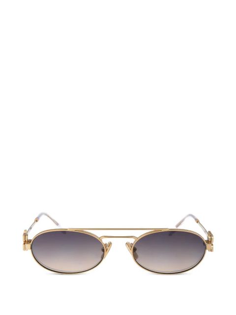 Miu Miu oval logo sunglasses - Gold - zdjęcie produktu nr 1