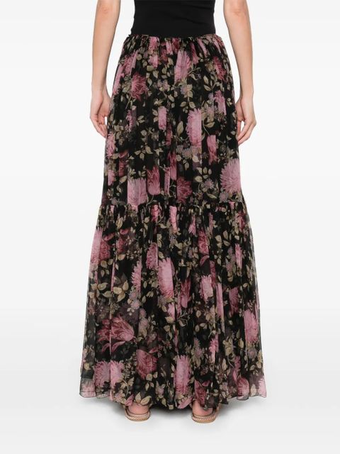 Chloé floral-printed skirt - Black - zdjęcie produktu nr 2