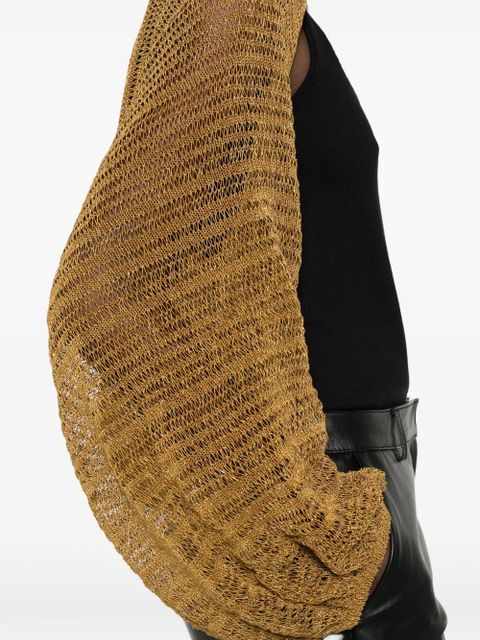 SOLOTRE long-sleeve cardigan - Brown