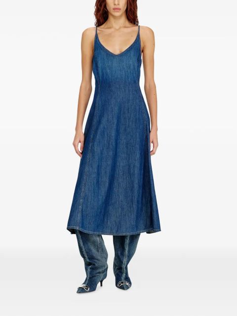 Diesel De-Beld-D midi dress - Blue