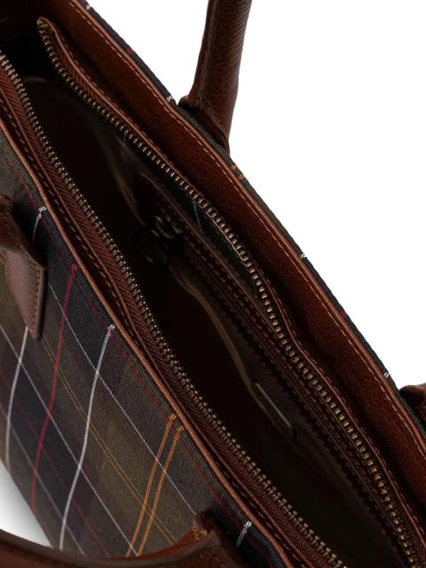 Barbour Birch tartan-pattern tote bag - Brown