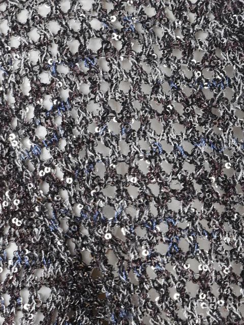 Missoni sequin-embellished open-knit cardigan - Grey