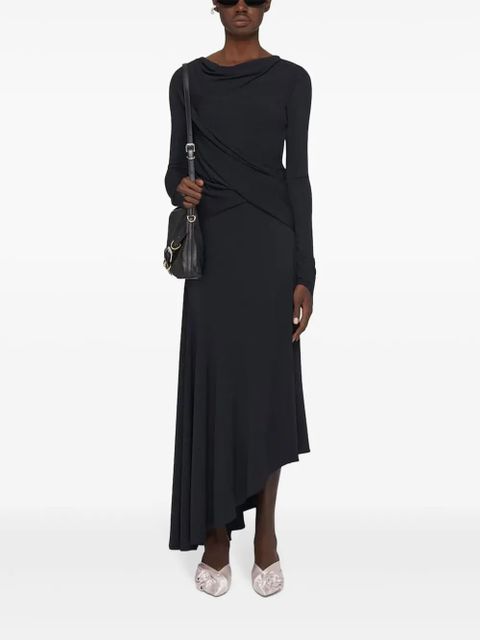 Givenchy asymmetric midi dress - Black - zdjęcie produktu nr 2