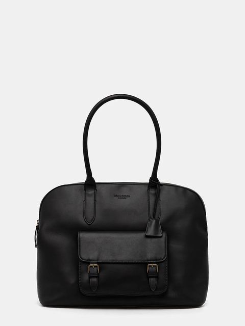 Marc O'Polo torebka skórzana kolor czarny 5000009165 - zdjęcie produktu nr 1