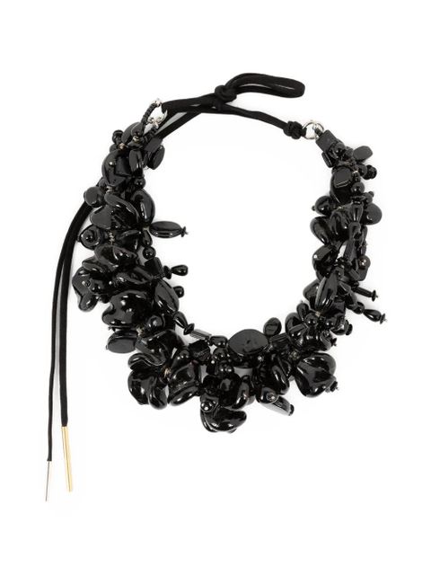 DRIES VAN NOTEN embellished necklace - Black - zdjęcie produktu nr 1
