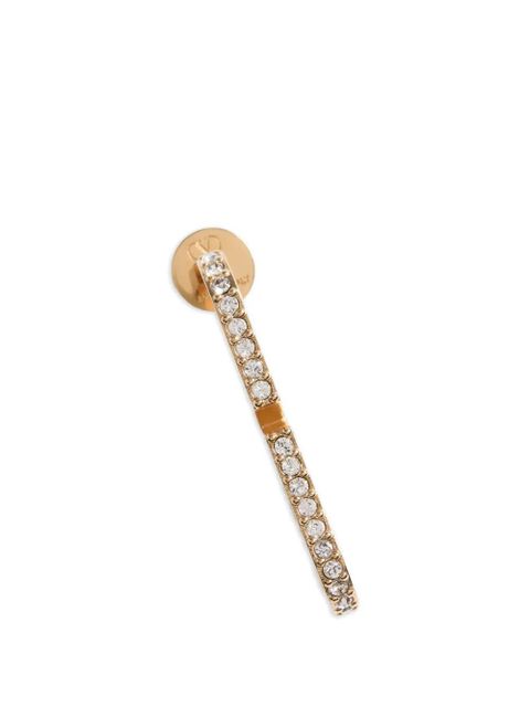 Valentino Garavani VLogo Signature metal and Swarovski® crystal earrings - Gold