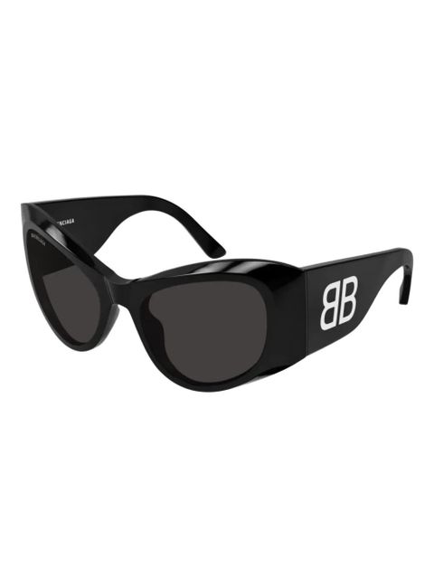 Balenciaga Eyewear oversized-frame sunglasses - Black