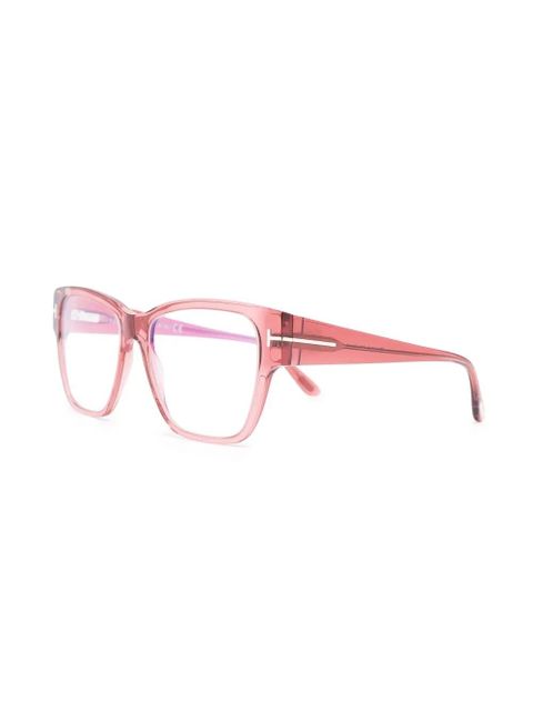 TOM FORD Eyewear FT5745B square-frame glasses - Pink - zdjęcie produktu nr 2