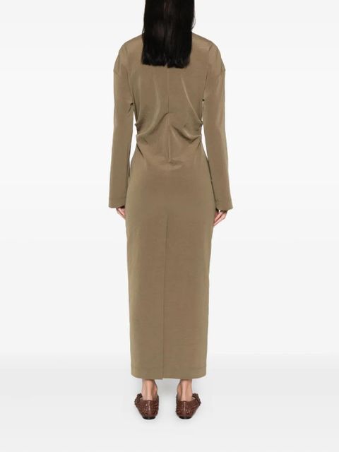 Nanushka Jamson draped turtleneck midi dress - Green - zdjęcie produktu nr 2