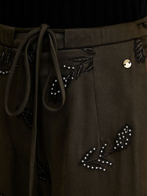 Pedro del Hierro spodnie damskie proste high waist 7602518