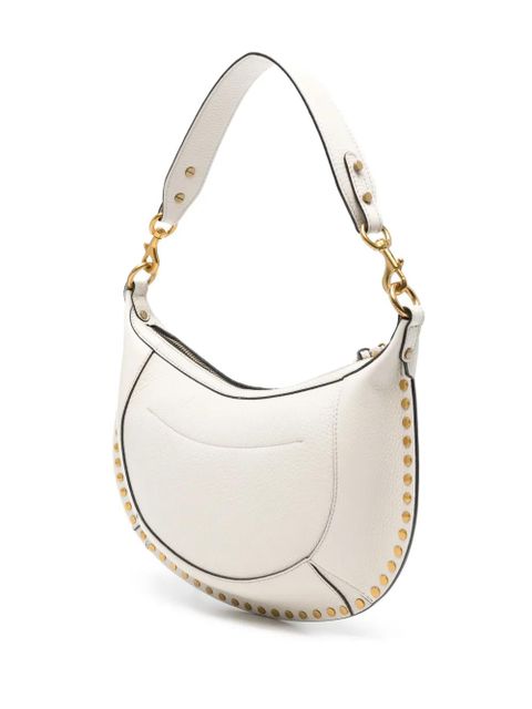 ISABEL MARANT Naoko studded shoulder bag - Neutrals