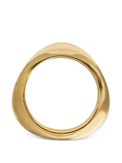 Jil Sander engraved ring - Gold