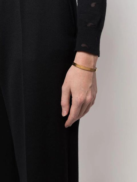 Maison Margiela Numerical engraved cuff bracelet - Gold - zdjęcie produktu nr 2