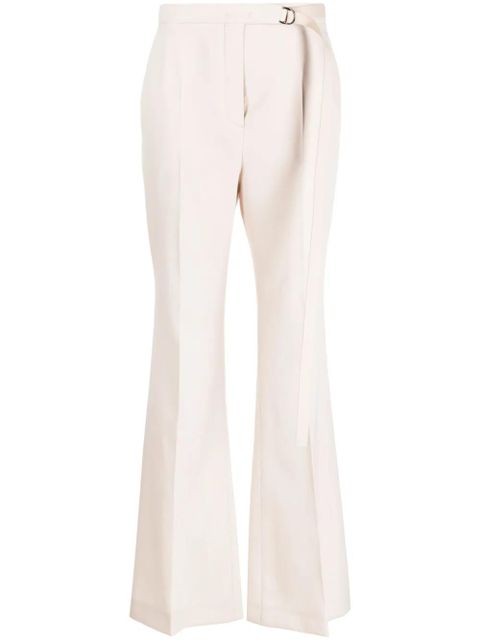 FENDI high-waisted wool flared trousers - Neutrals - zdjęcie produktu nr 1