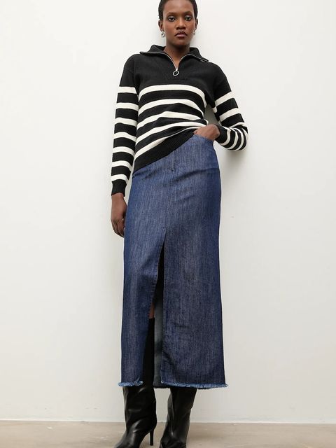 Answear.LAB spódnica jeansowa - zdjęcie produktu nr 1