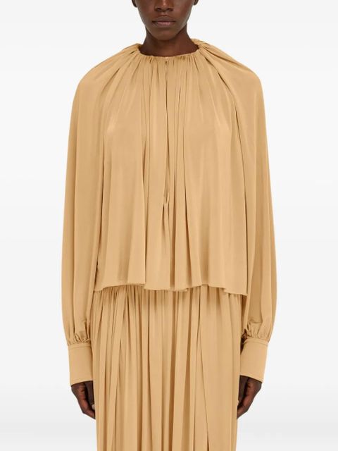 Ferragamo blouse with back slit detail - Neutrals