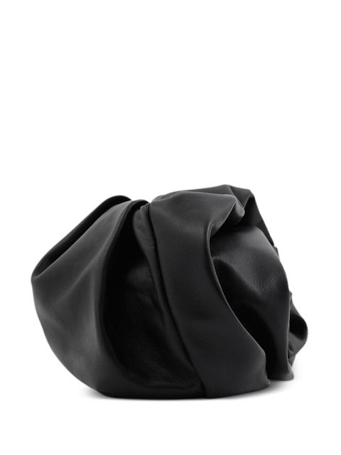 Burberry slouch-body leather clutch bag - Black