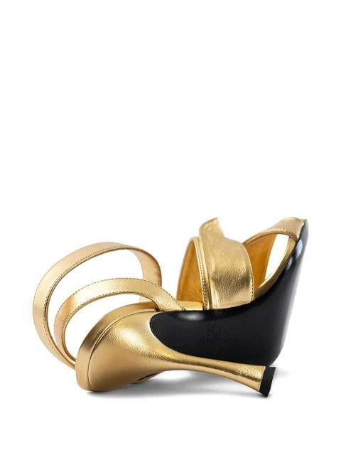 Valentino Garavani leather sandals - Gold