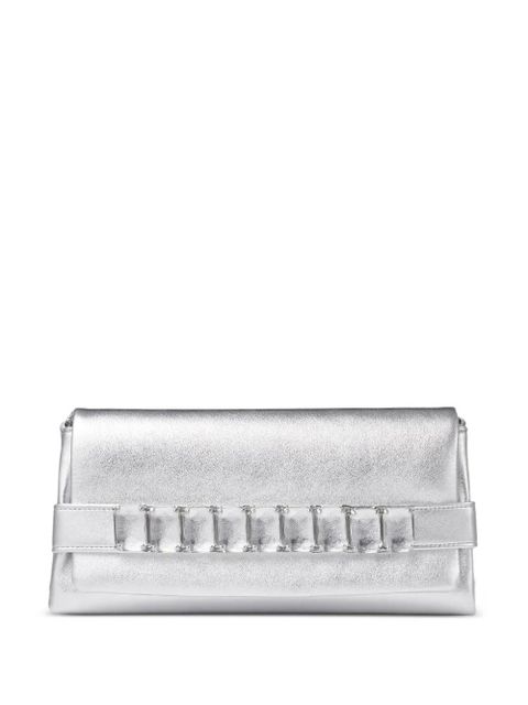 Jimmy Choo Kya clutch bag - Silver - zdjęcie produktu nr 1