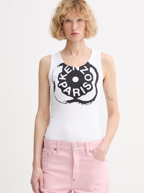 Kenzo top damski z bawełny - zdjęcie produktu nr 1