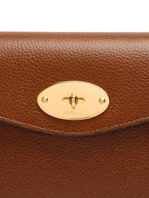 Mulberry Darley textured turn-lock pouch - Brown - zdjęcie produktu nr 2